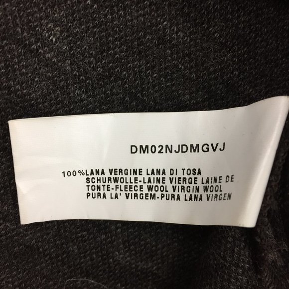 ARMANI COLLEZIONI Italy 100% Virgin Wool Brown/Dk Brown Houndstooth Pencil Skirt - Picture 3 of 7